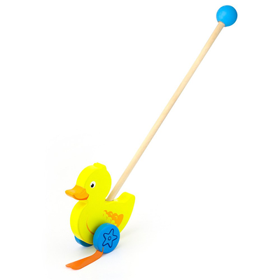 Push-along duck, , medium