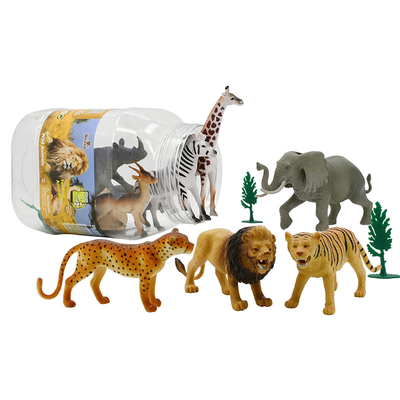 Wild animal playset 10pcs, , medium