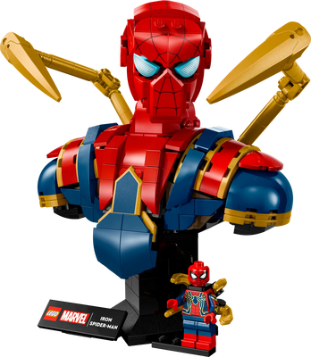 Lego marvel 76326 iron spider-man bust, , medium