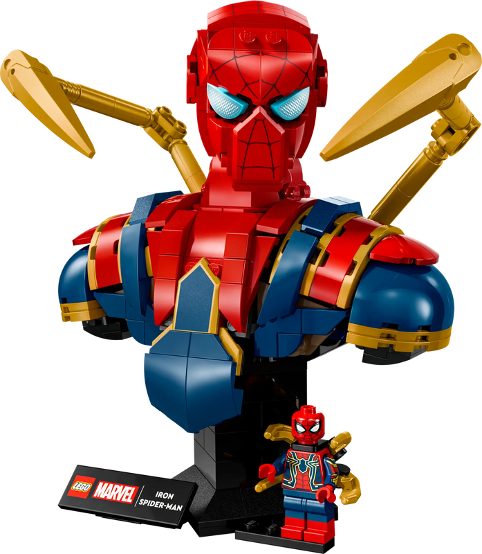 Product image: Lego marvel 76326 iron spider-man bust, , medium-null