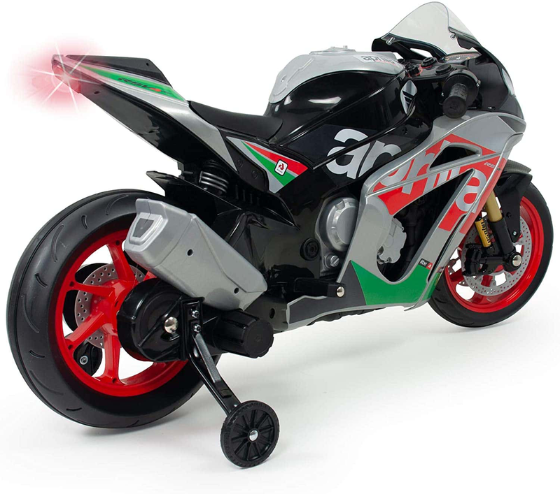 Product image: Injusa - 64900-officially licensed 12v aprilia moto racing with lights and sounds and hand accelerator, , medium-null