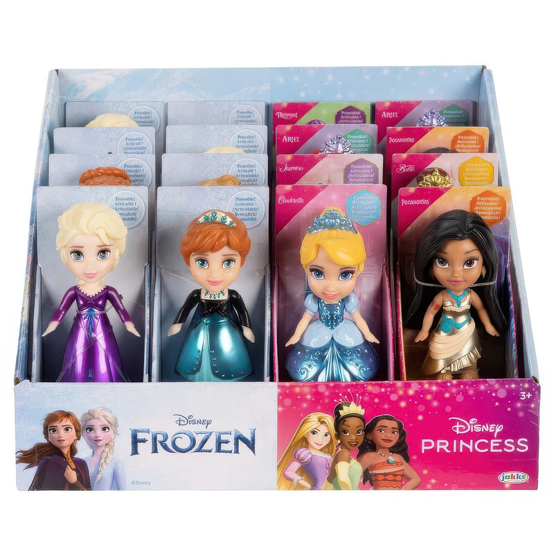 Disney princess mini doll 7cm - assorted-null
