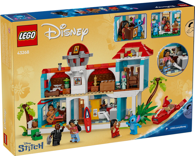 Product image: Lego disney 43268 lilo and stitch beach house, , medium-null