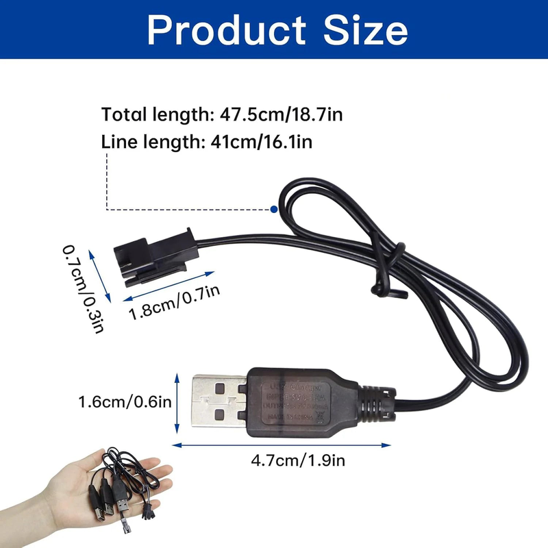 Lithium USB battery charger 3.7v 400ma 2-pin, , medium image number null
