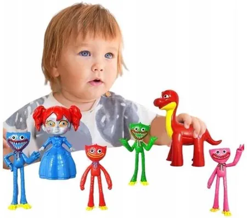 Poppy playtime figures 6 pieces 6-10cm, , medium image number null