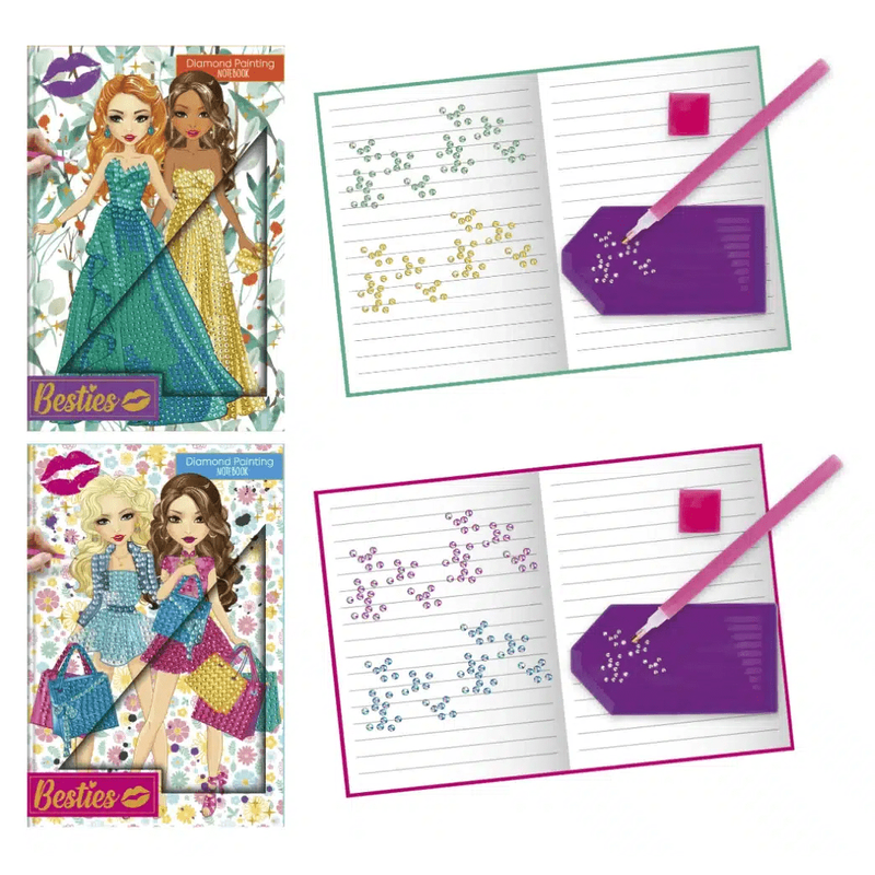 Product image: Besties diamond painting notebook, , medium-null
