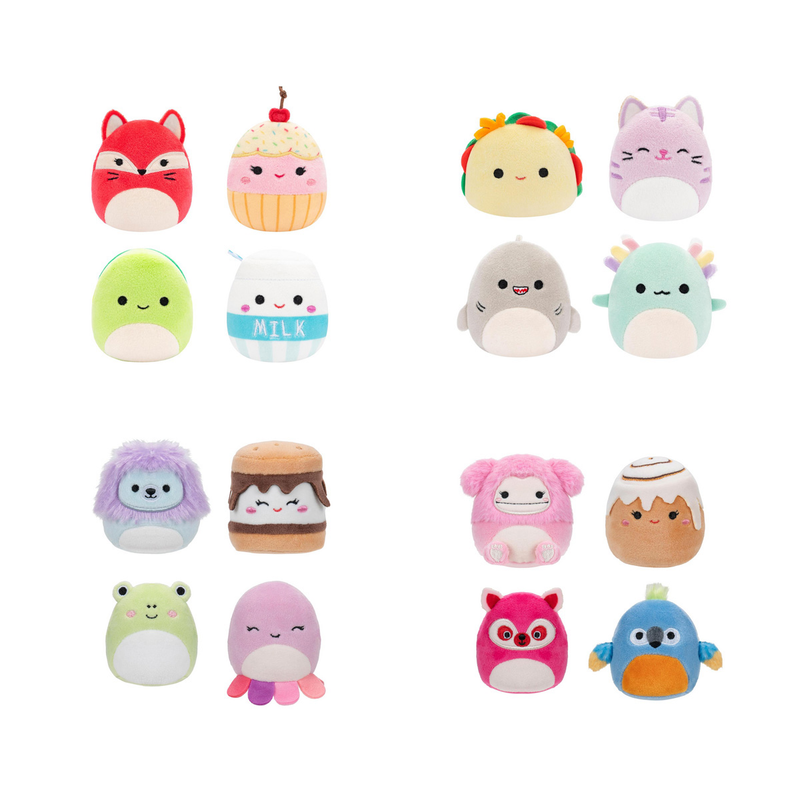 Micromallows squishmallows set of 4 6cm, , medium-null