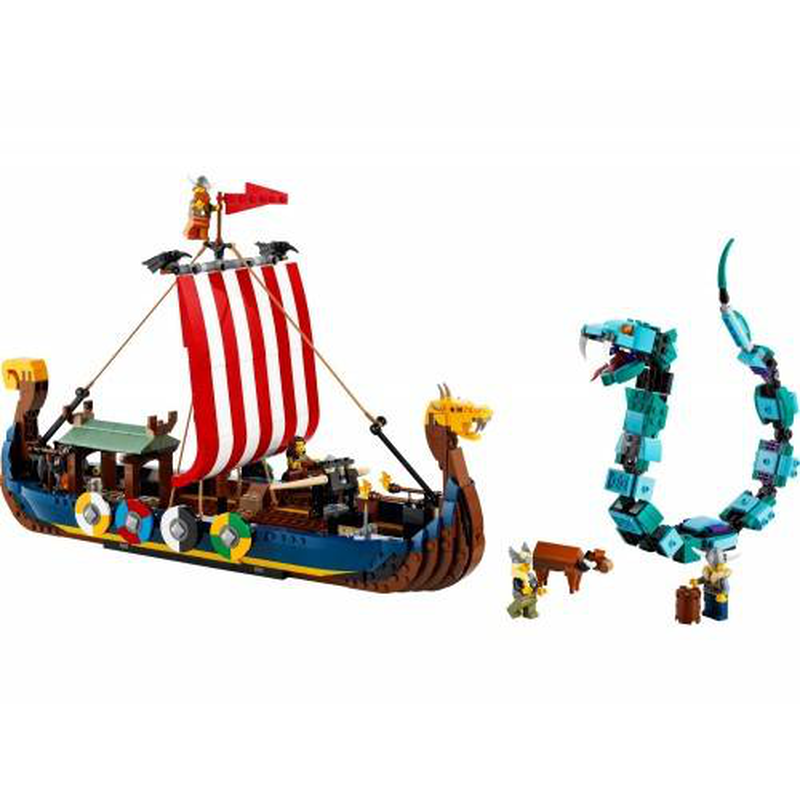 Lego 31132 viking ship and the midgard serpent, , medium image number null