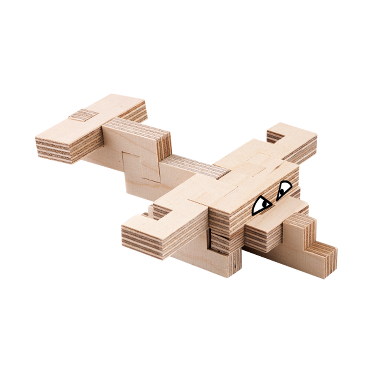 Wooden construction set - Airplane, , medium image number null