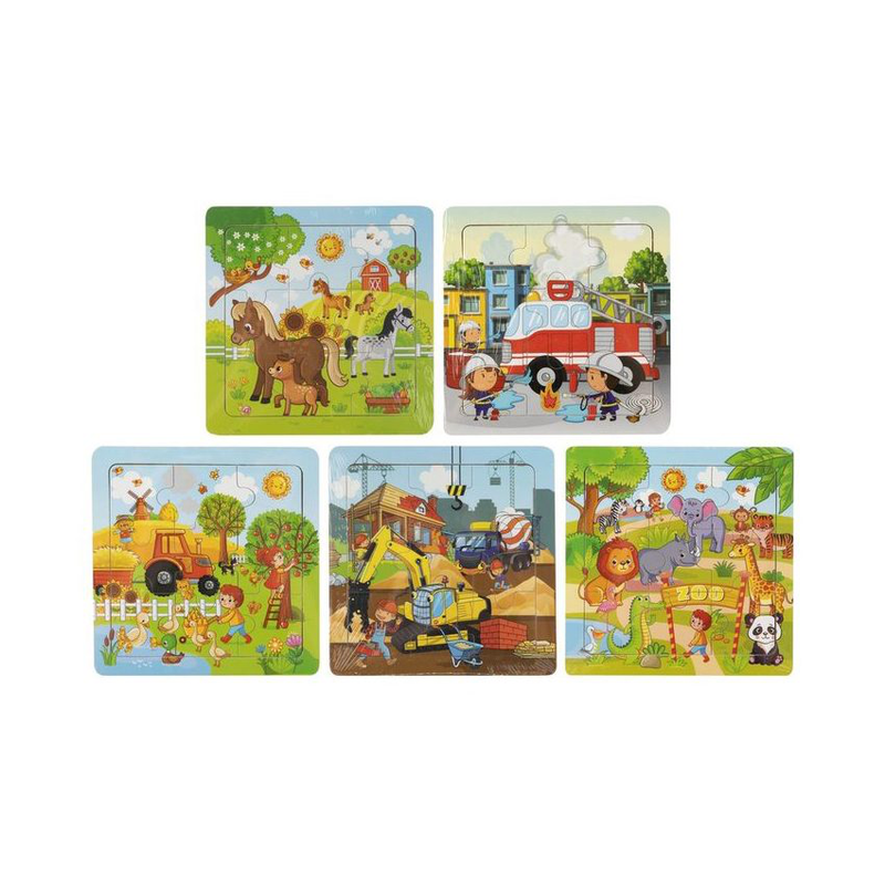 Wooden puzzle 9pcs, , medium-null
