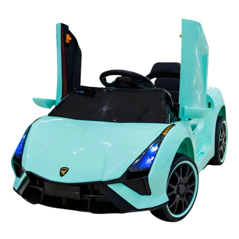 Lamborghini ηλεκτροκίνητο αυτοκίνητο μπαταρίας 12v 4.5ah μονοθέσιο με φώτα, μουσική & τηλεχειριστήριο πράσινο, 3+ ετών, , medium-null