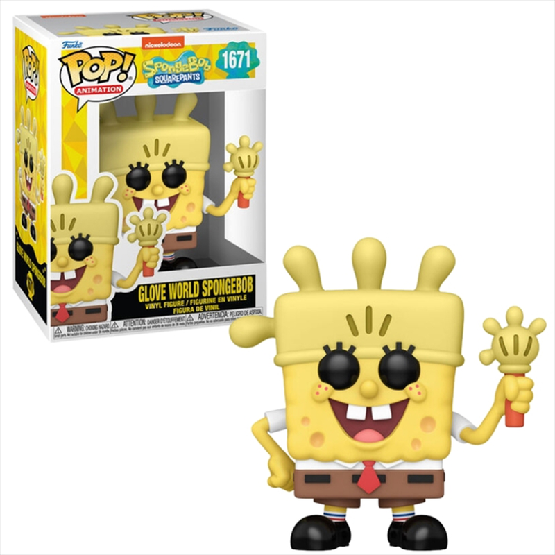 Funko pop! Spongebob squarepants - glove world spongebob #1671, , medium-null
