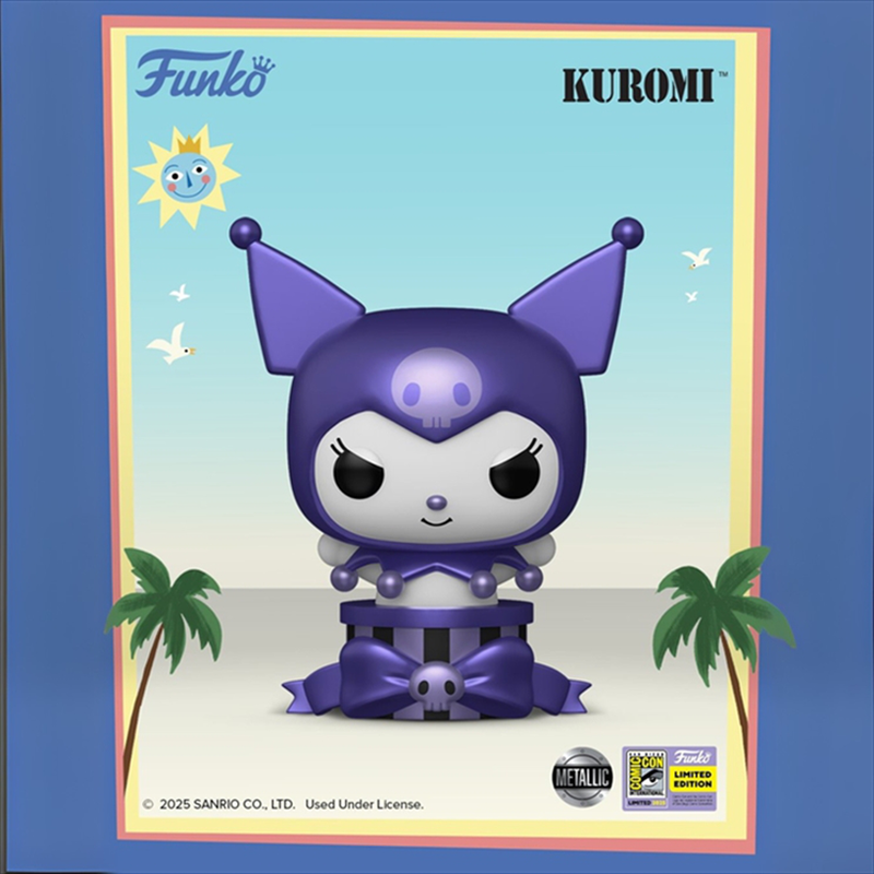 Product image: Funko pop! Sanrio: hello kitty - kuromi gift metallic sdcc 2025 convention special edition #113 viny, , medium-null