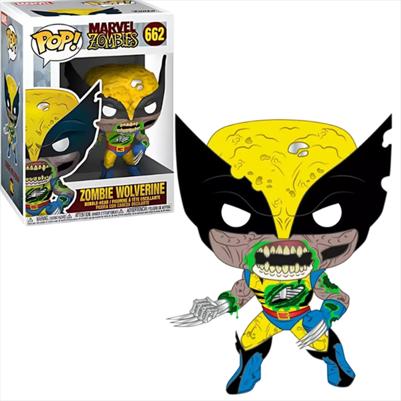 Product image: Funko pop! Marvel zombies - wolverine #662, , medium-null