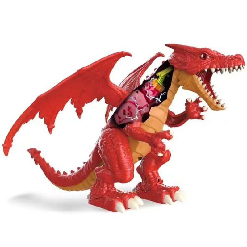 Zuru robo alive fire breathing dragon red 3y+ 7115a, , medium-null