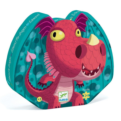 Djeco silhouette puzzles edmond the dragon