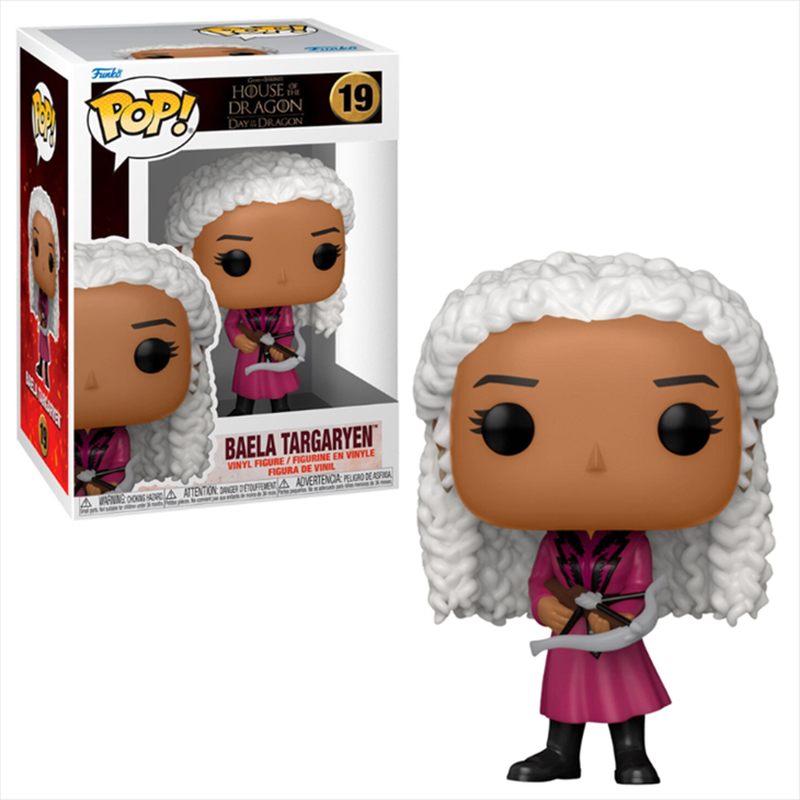 Funko pop! Television: house of the dragon - baela targaryen #19 vinyl figure, , medium-null
