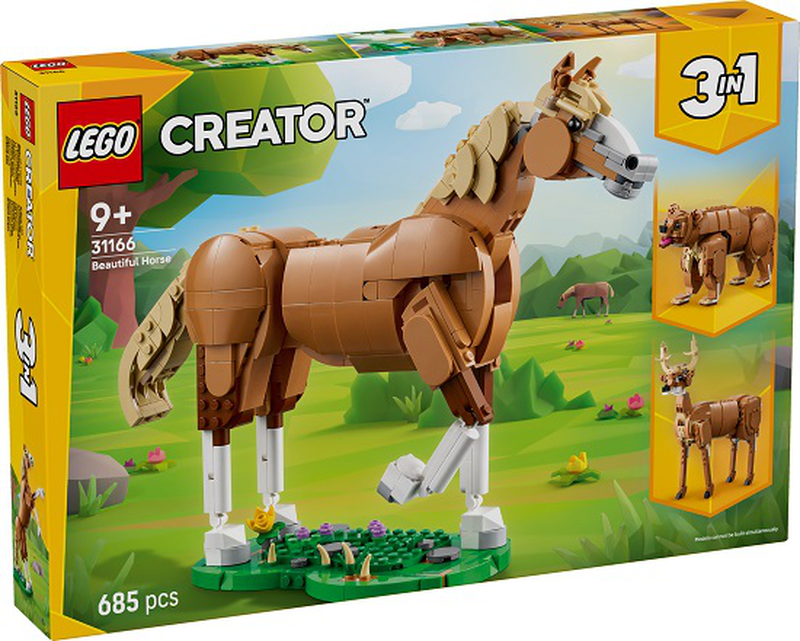 Lego creator beautiful horse 685pcs 9y+ (31166), , medium-null