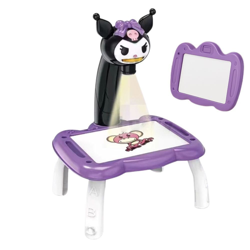 Product image: Kuromi προτζέκτορας ζωγραφικής εκπαιδευτικό παιχνίδι για παιδιά με χρώματα & φως, , medium-null