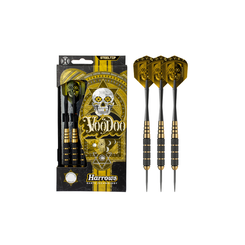 Product image: Harrows voodoo brass steel tip darts 27gr, , medium-null