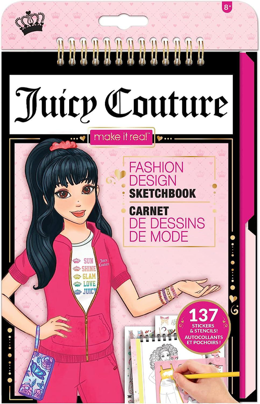 Make it real Juicy Couture fashion sketchbook, , medium image number null