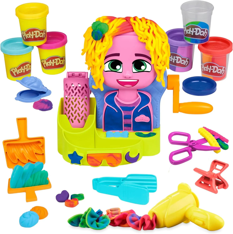 Play-doh hair stylin' salon playset, , medium-null