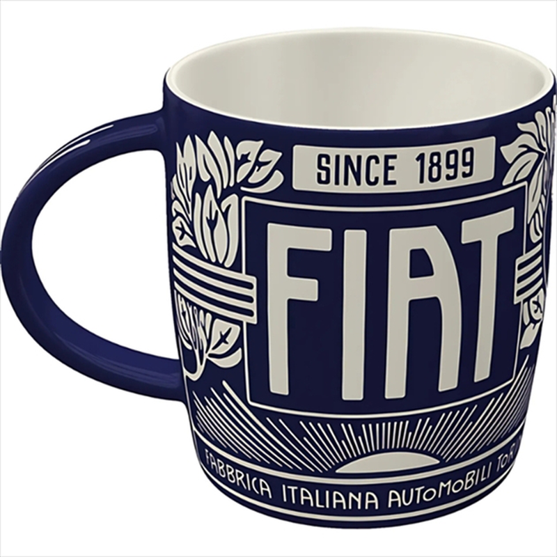 Tac signs ceramic mug fiat logo blue, , medium-null
