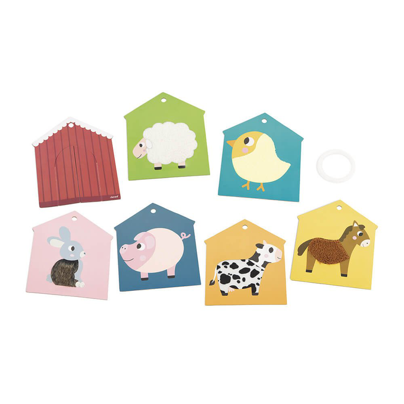 Farm tactile cards set, , medium-null