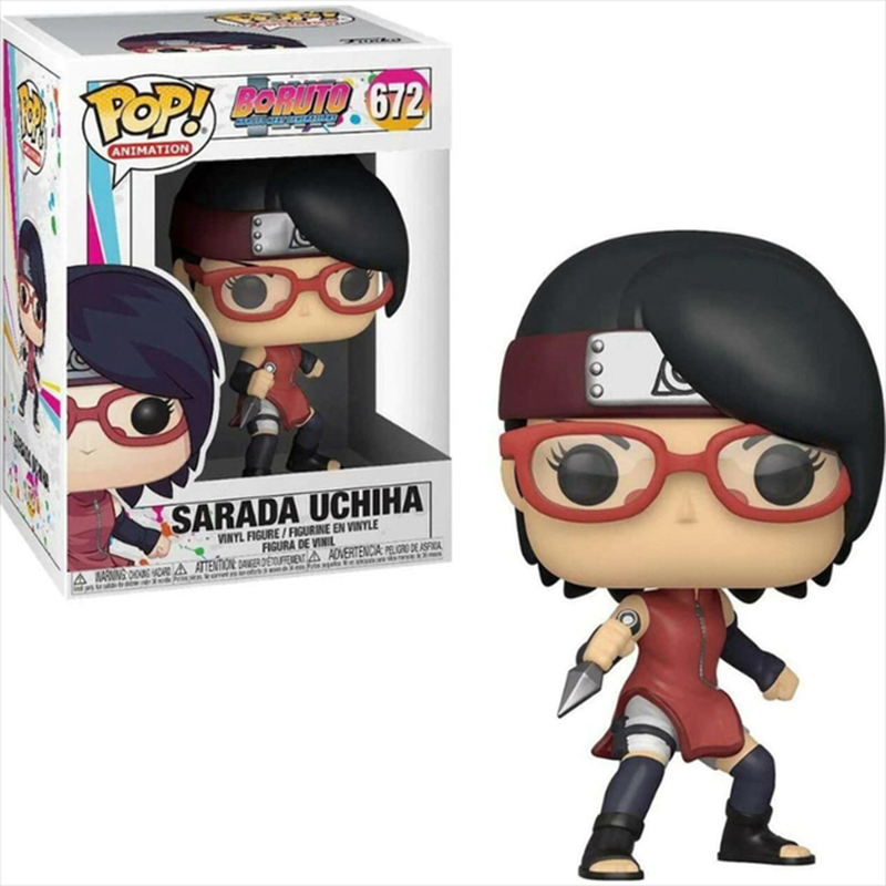 Product image: Funko pop! naruto boruto - sarada uchiha #672 figure, , medium-null