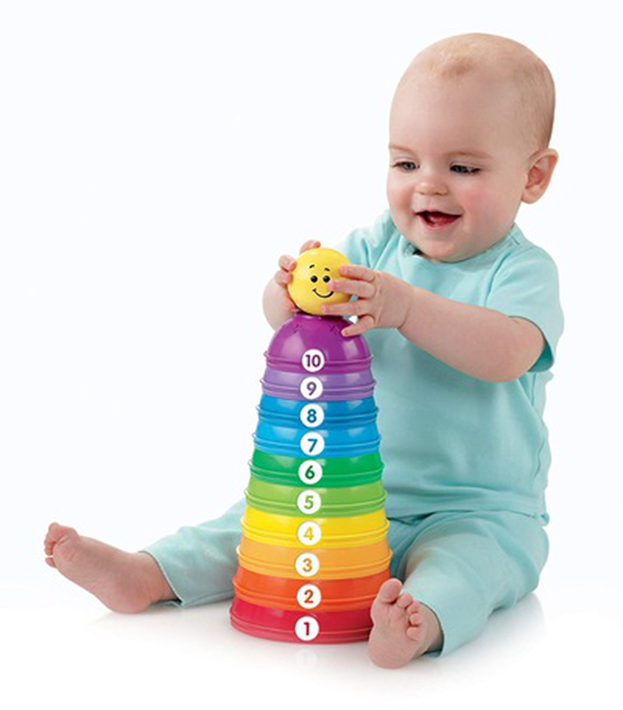 Fisher price stack & roll cups (w4472) 6m+, , medium-null