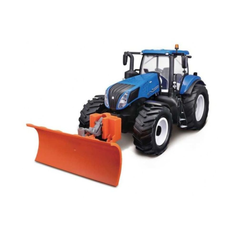 Product image: Maisto tech 82722 τηλεκατευθυνόμενο τράκτερ με εκχιονιστική λεπίδα r/c new holland τρακτέρ , , medium-null
