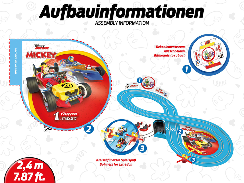 Carrera first race track - mickey's fun race, , medium image number null