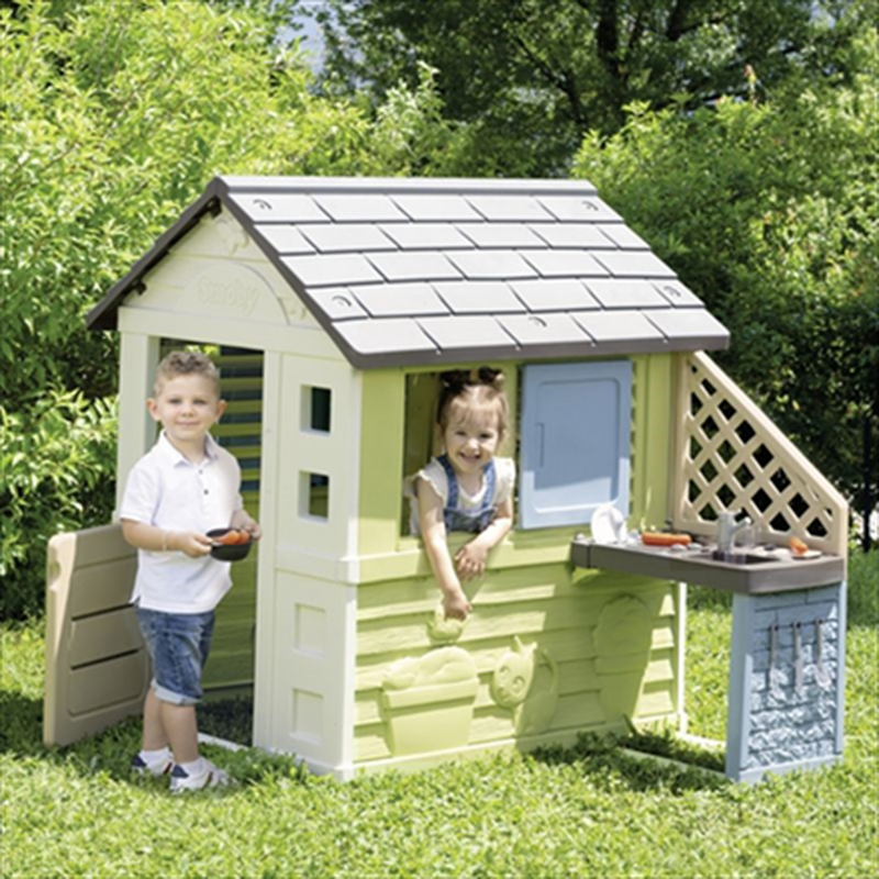 Smoby life pretty playhouse + kitchen 7600810738, , medium-null