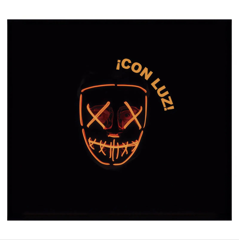 Skull light mask - dress-up halloween fun for kids, , medium-null