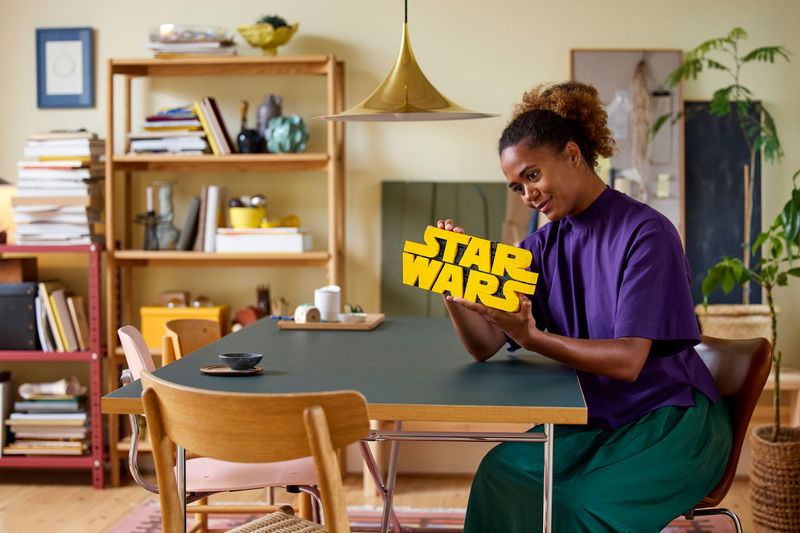 Lego brick-built star wars logo 75407 for ages 18+ 700pcs, , medium-null