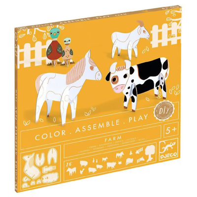 Farm - color and assemble, , medium