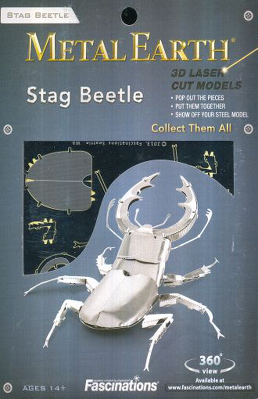Product image: Fascinations metal earth stag beetle, , medium-null