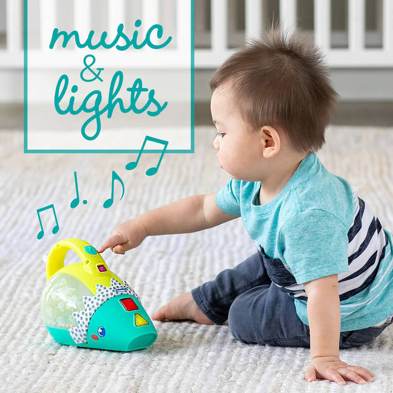 Infantino push & pop musical light-up mini vac, , medium-null