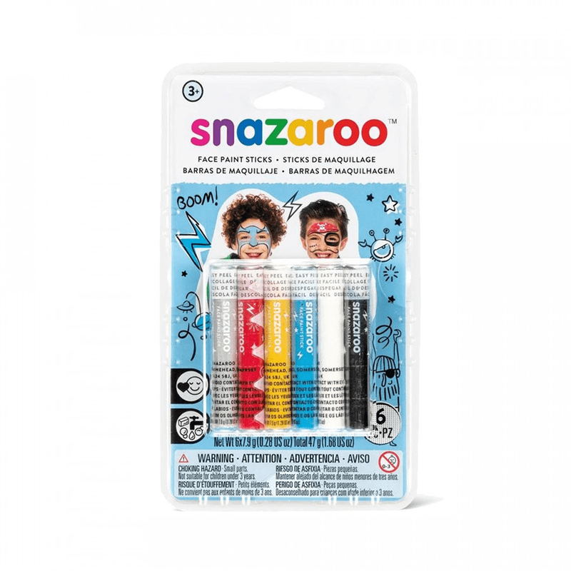 Product image: Snazaroo face painting sticks boys, , medium-null