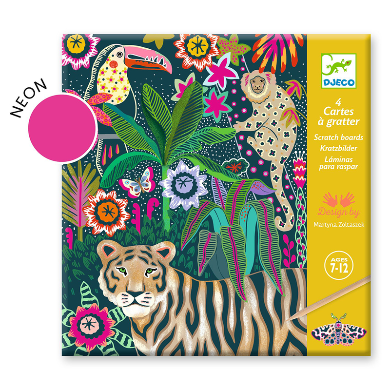 Djeco scratch cards rococo - fsc mix, , medium image number null