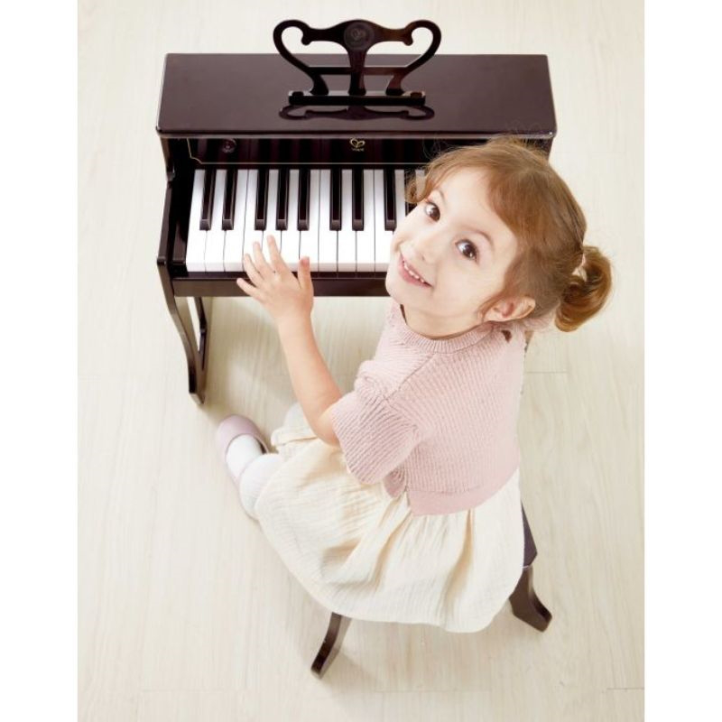 Hape early melodies wooden upright piano with sound e0631a, , medium-null