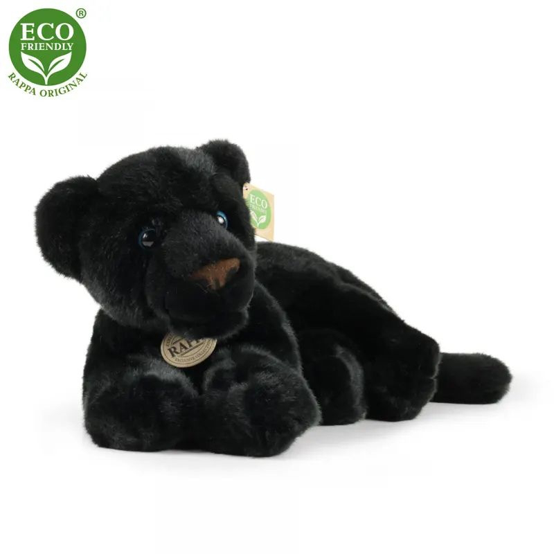 Rappa plush panther lying down 40 cm ra-211735, , medium-null