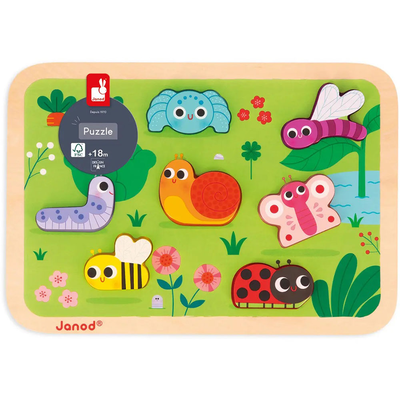 Chunky garden puzzle 7pcs, , medium