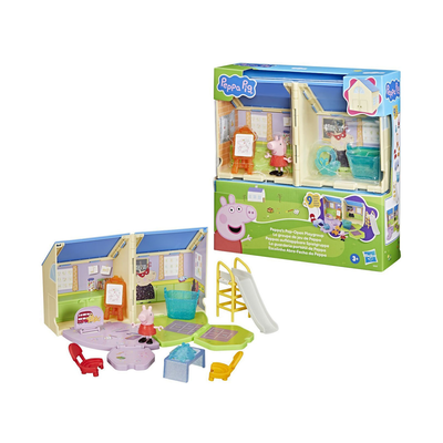 Peppa pig peppa's pop-open playgroup playset, , medium