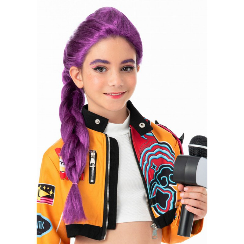 Idol x kpop star singer hunter wig, , medium-null