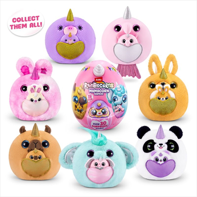 Zuru rainbocorns mamacorns and baby 92121, , medium-null
