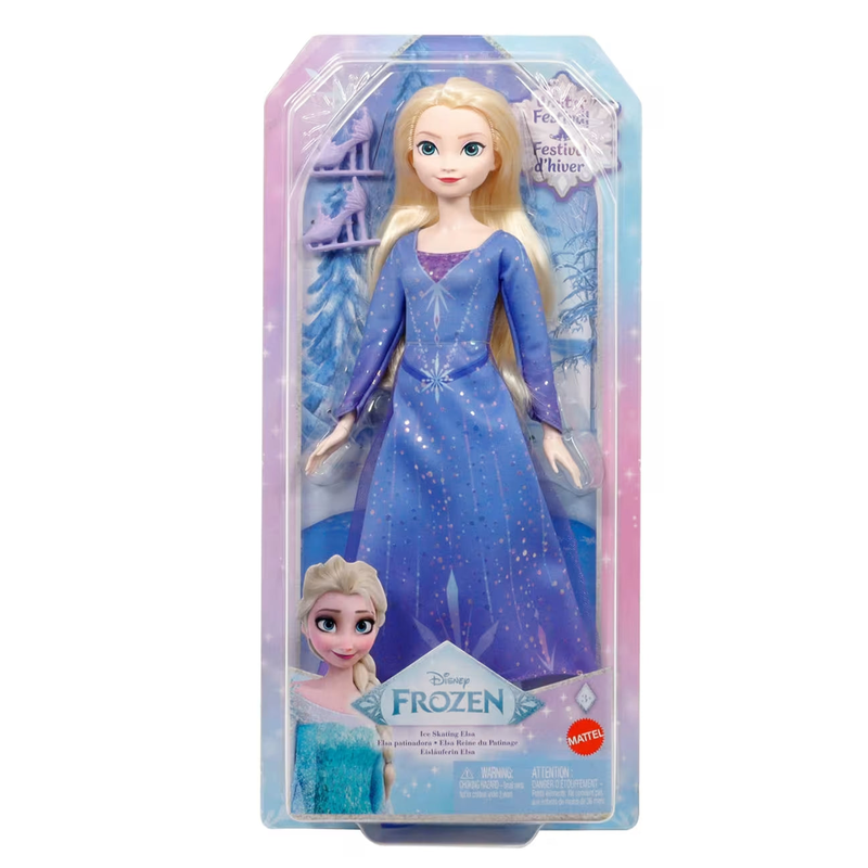 Disney frozen ice-skating fashion doll elsa, , medium-null