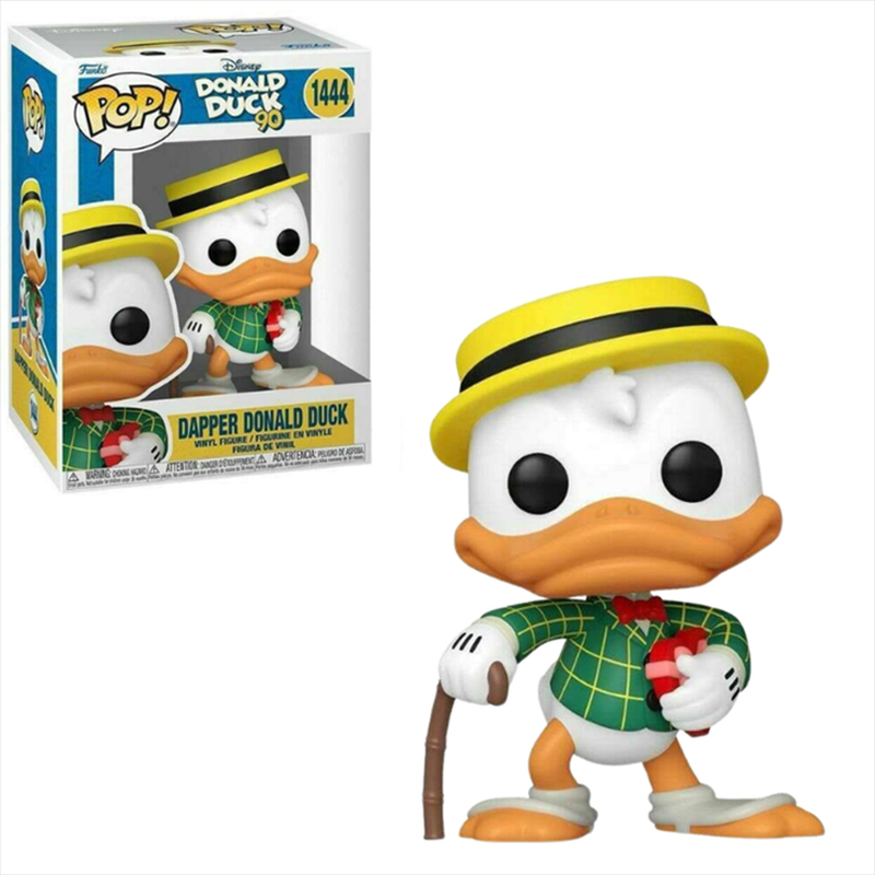 Funko pop! Disney: donald duck 90th - dapper donald duck #1444 vinyl figure, , medium-null