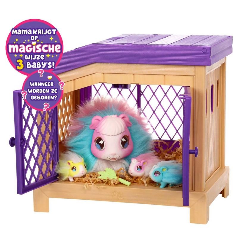 Little live pets mama surprise rainbow interactive guinea pigs, , medium-null