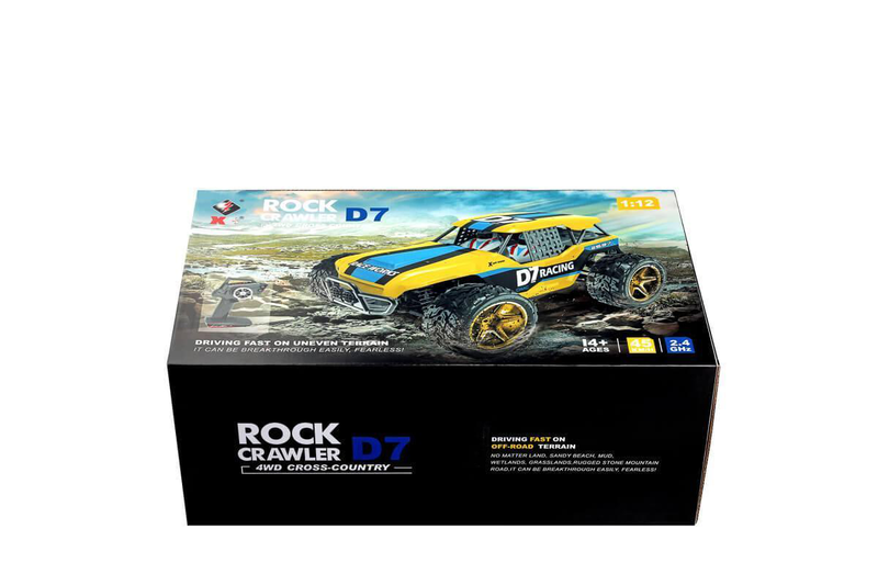 Rock crawler d7 4wd cross-country, professional, rc remote control car, , medium image number null